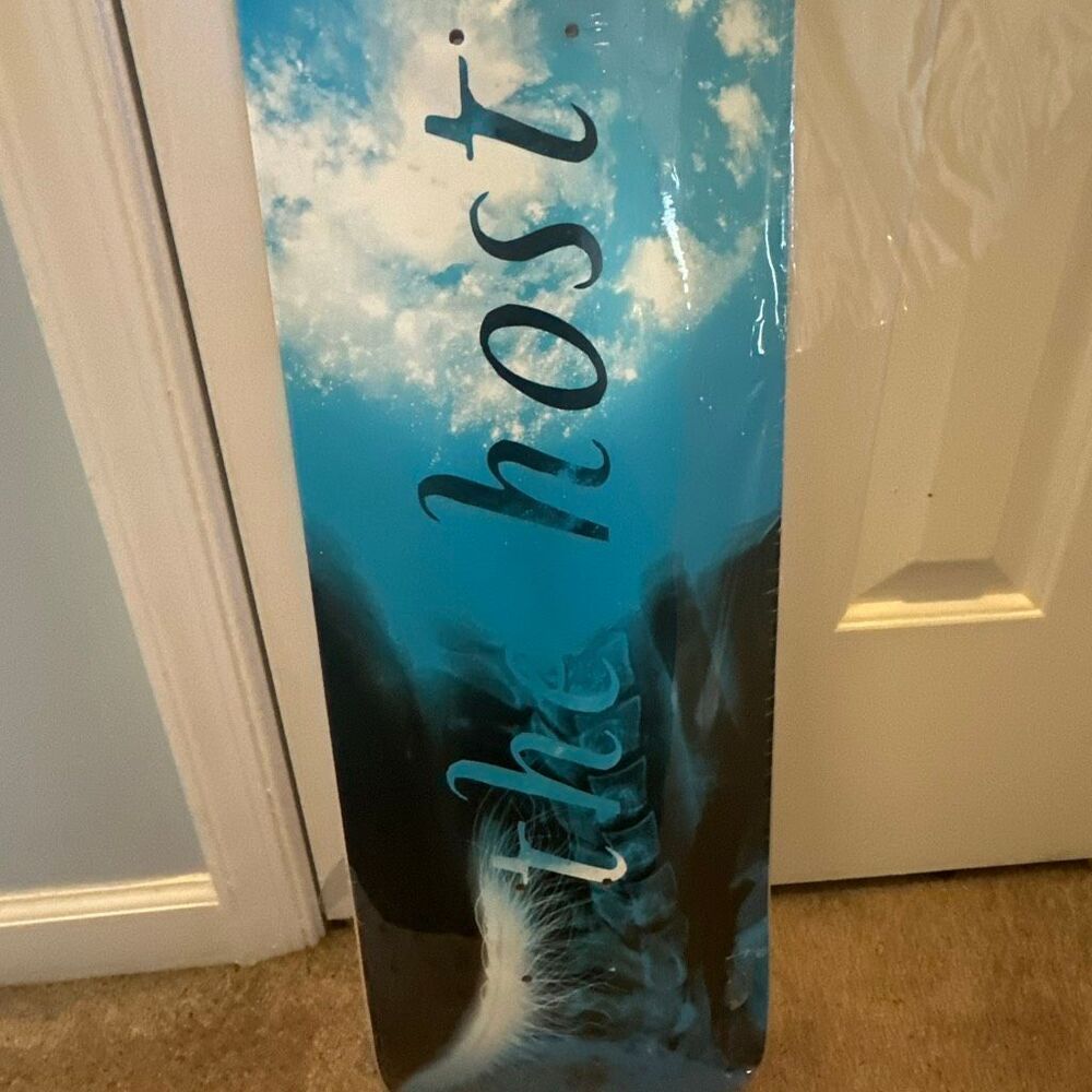 The Hobo Skate Co. Skateboard Deck The‎ Host Signed No Trucks Blue